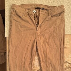American Eagle Outfitters Women’s Khaki Chinos Next Level Stretch